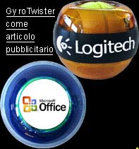 GyroTwister come articolo pubblicitario 